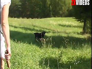 Breasts And The Jet Dark Pubic Curls. The Dogs He Had