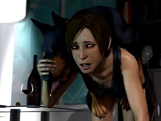 Liza Snow Doberman Fun