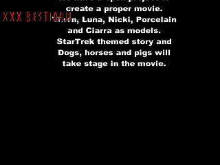 Horny Homemade Girl have sex with a dog, amateur dog porn