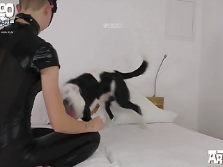 Dog Yelped As The Last Of His Cum Shot Onto Mom's